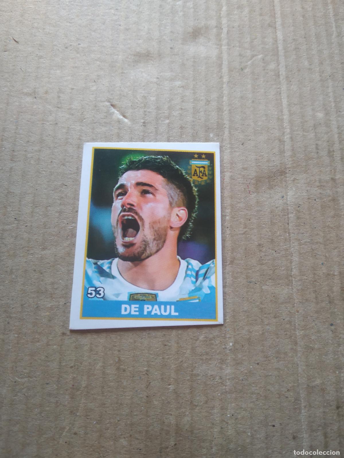 Cromos de Futebol: 53 DE PAUL ARGENTINA CROMO FUTBOL MUNDIAL 2022 WORLD CUP COPA DEL MUNDO EDITADO EN BRASIL