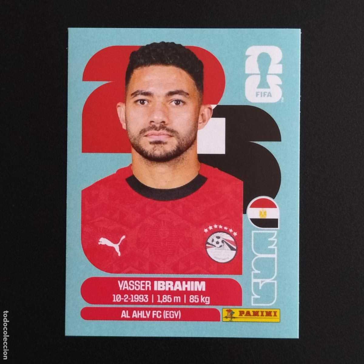 Cromos de Futebol: EGY 5 YASSER IBRAHIM EGIPTO CROMOS STICKER MUNDIAL 26 2026 FIFA WORLD CUP PANINI