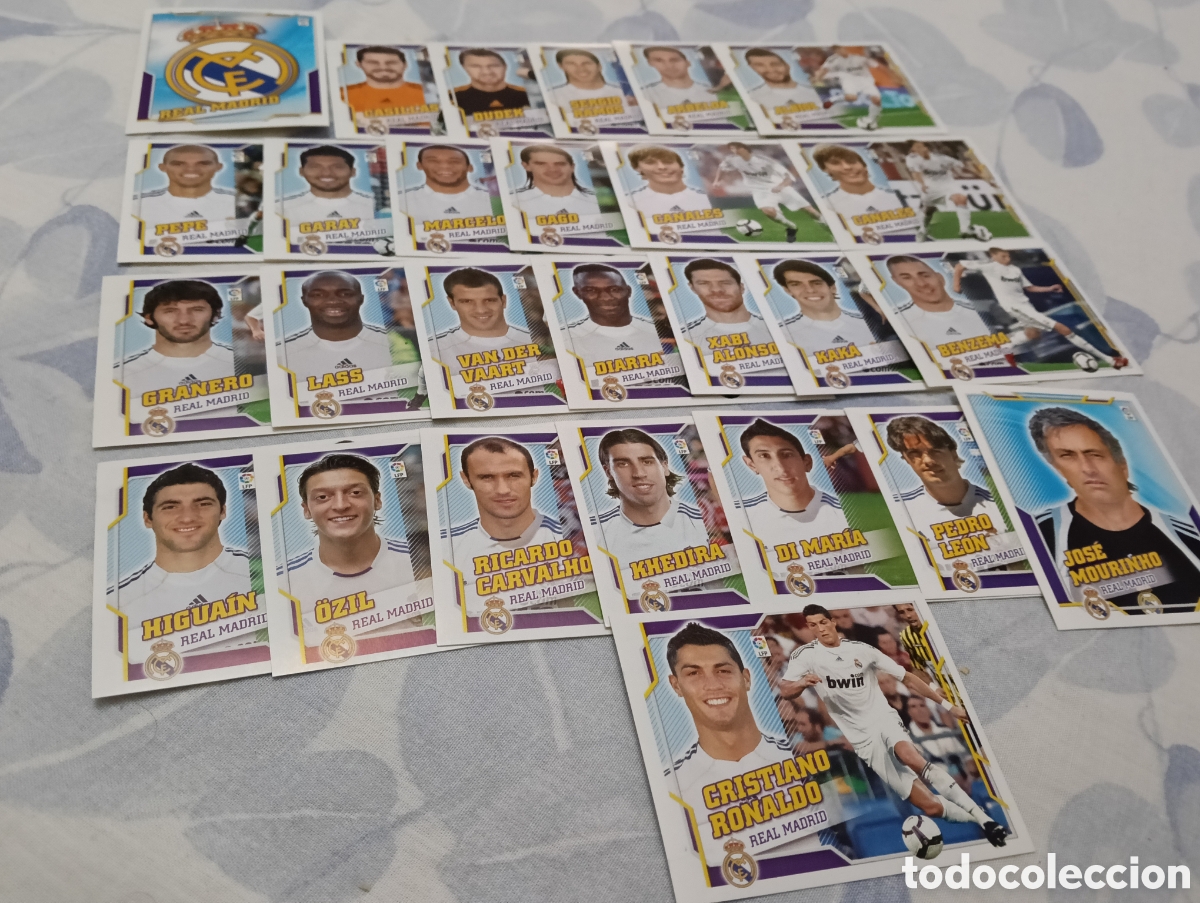 Cromos de Futebol: Equipo del Real Madrid liga este 2010 11