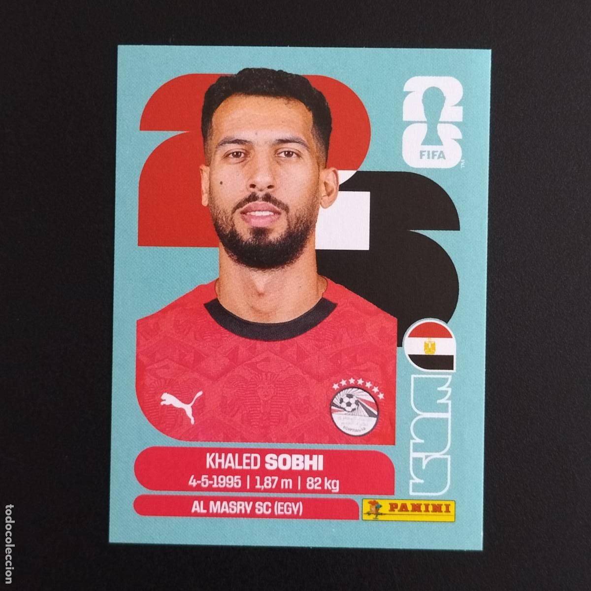 Figurine di Calcio: EGY 6 KHALED SOBHI EGIPTO CROMOS STICKER MUNDIAL 26 2026 FIFA WORLD CUP PANINI