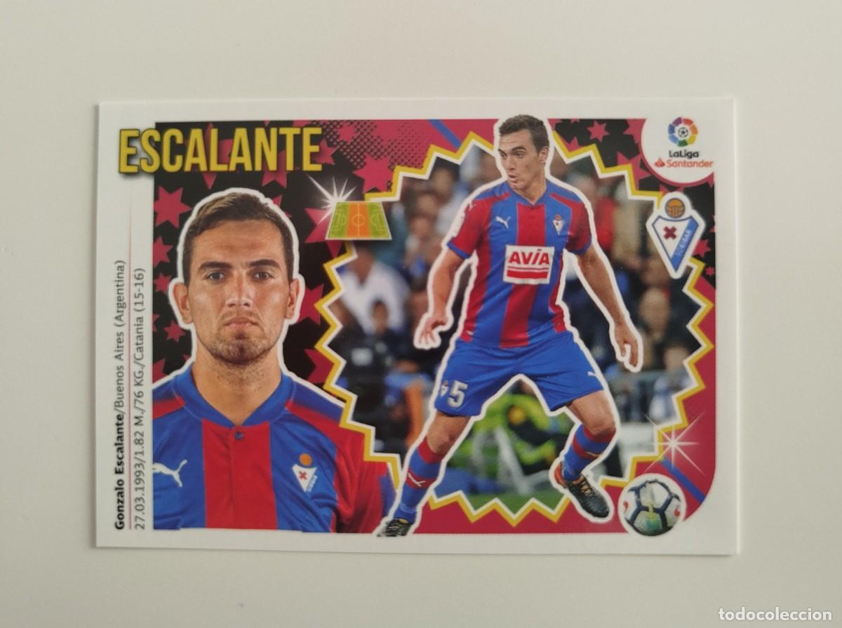 Fu&szlig;ball-Sticker: Escalante 8A SIN PEGAR NUNCA PEGADO SD Eibar Liga Ediciones Este 18 19 / 2018 2019