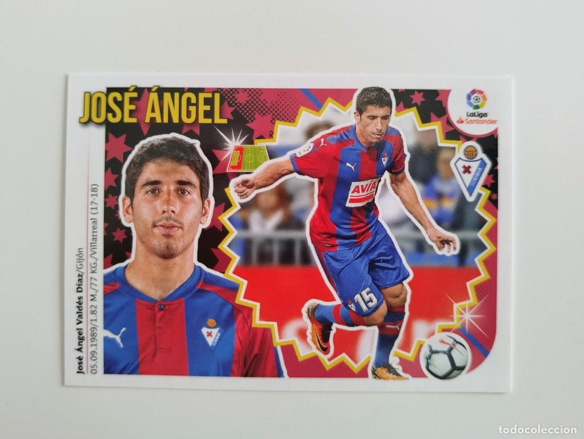 Fu&szlig;ball-Sticker: Jos&eacute; &Aacute;ngel 7 SIN PEGAR NUNCA PEGADO SD Eibar Liga Ediciones Este 18 19 / 2018 2019