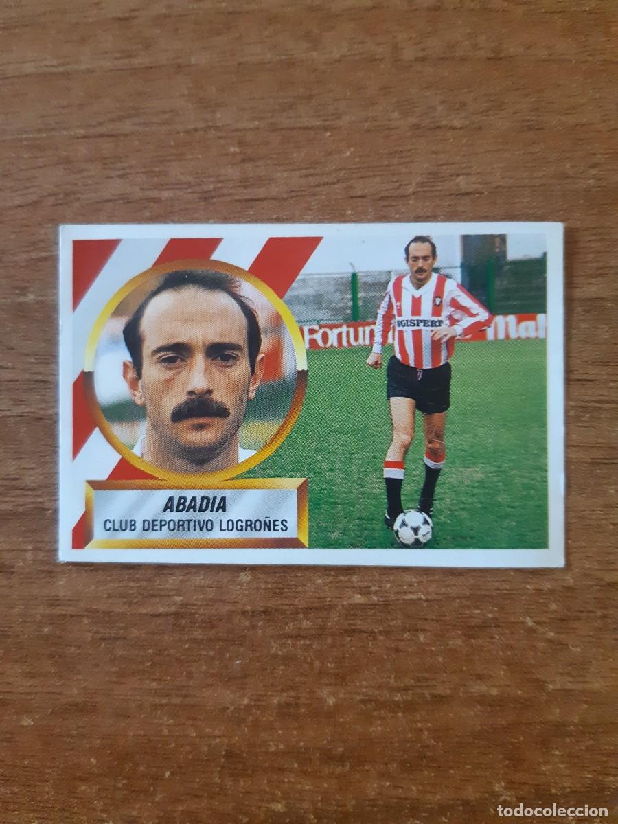 Fu&szlig;ball-Sticker: N&deg;10 Abad&iacute;a (Logro&ntilde;&eacute;s) liga 88-89 ESTE. Nunca pegado, sin pegar