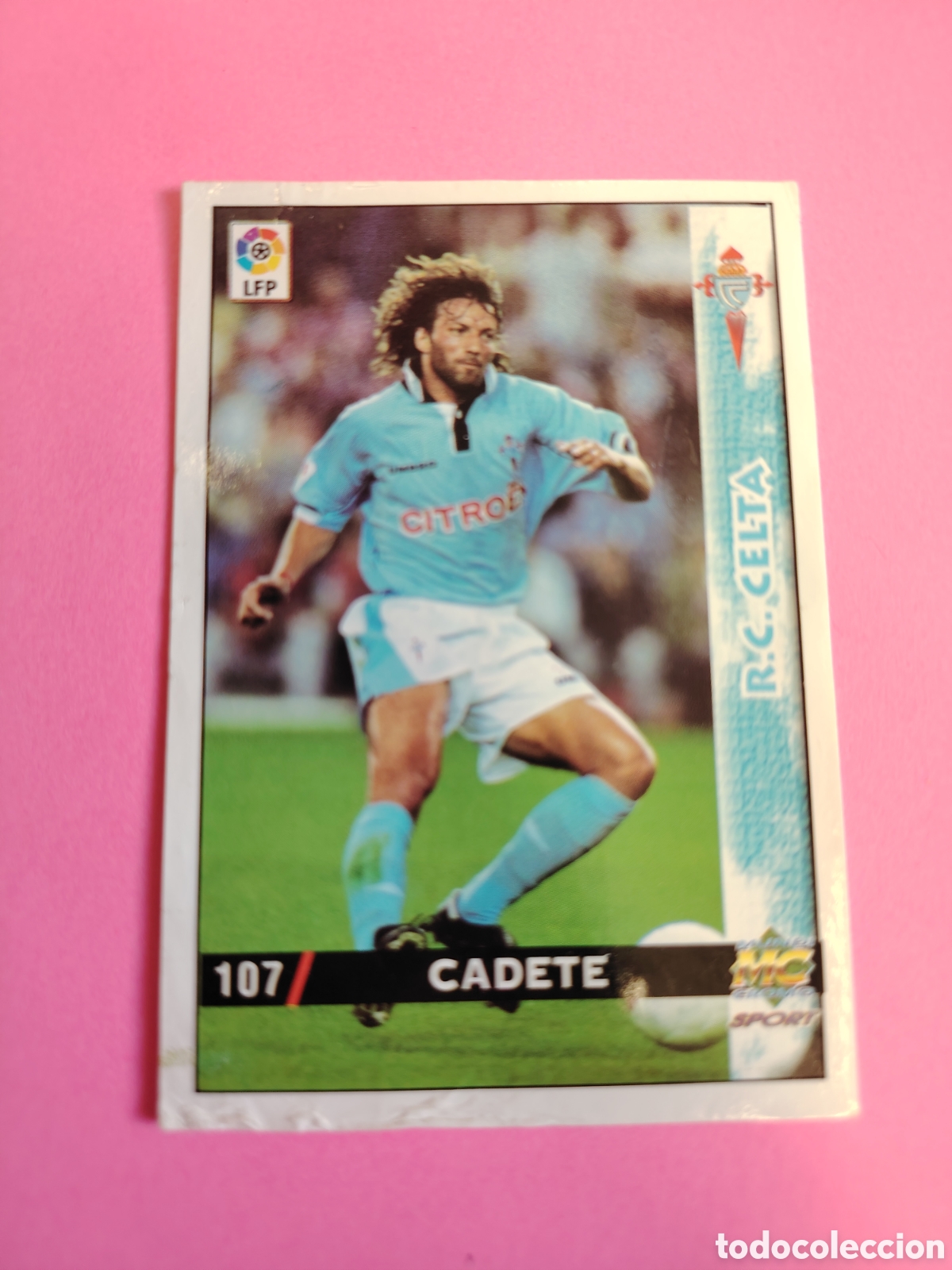 Cromos de F&uacute;tbol: CELTA-N&deg;107-CADETE-MUNDICROMO FICHAS DE LA LIGA 1998 1999 98 99