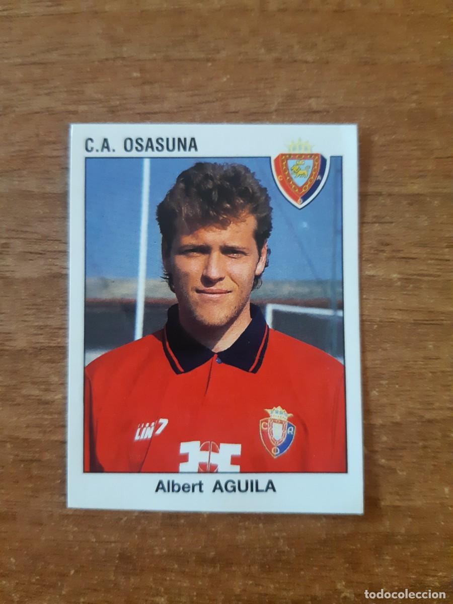 Cromos de F&uacute;tbol: N&deg;190 Aguila (Osasuna) Estrellas Liga F&uacute;tbol 93-94 PANINI. Nunca pegado, sin pegar
