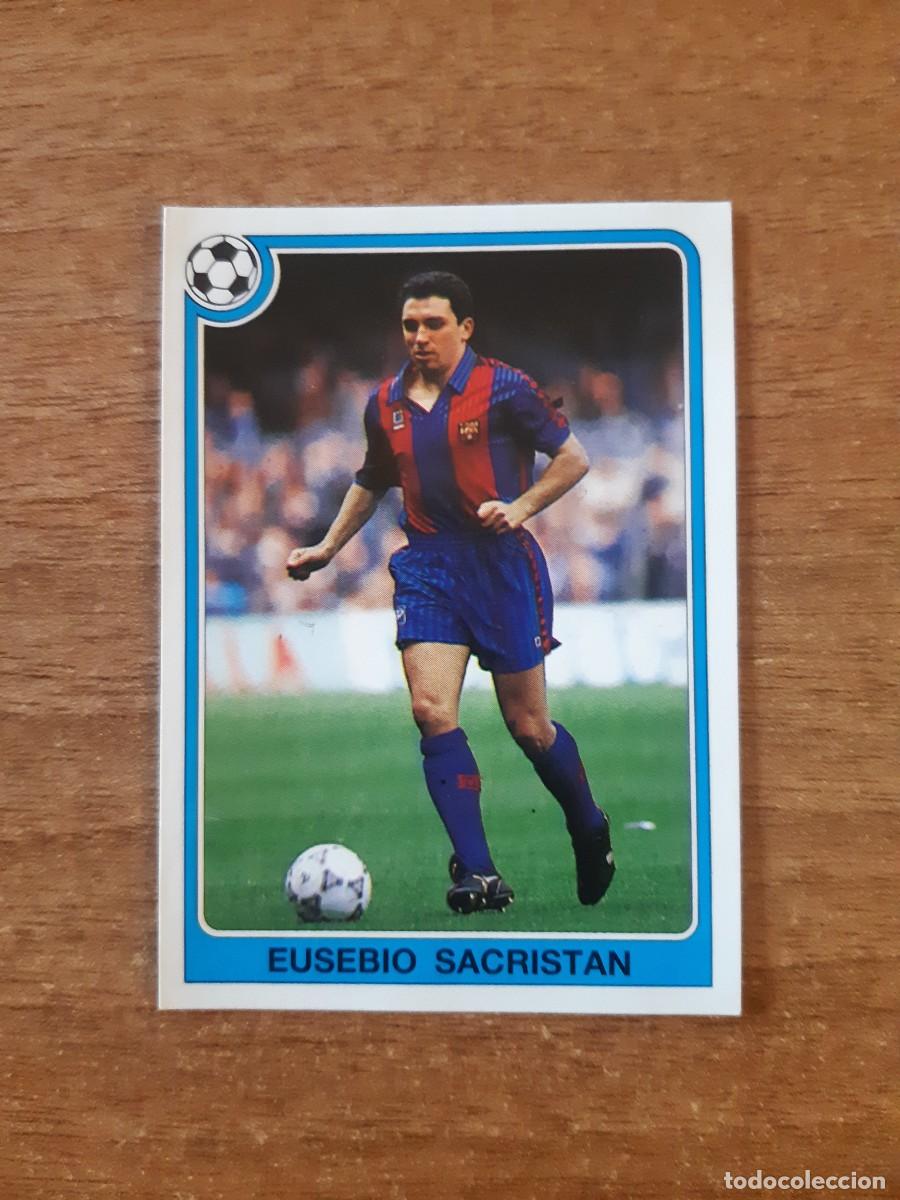 Cromos de F&uacute;tbol: N&deg;121 Eusebio Sacrist&aacute;n (Barcelona) ESTRELLAS LIGA 92-93 PANINI. Nunca pegado