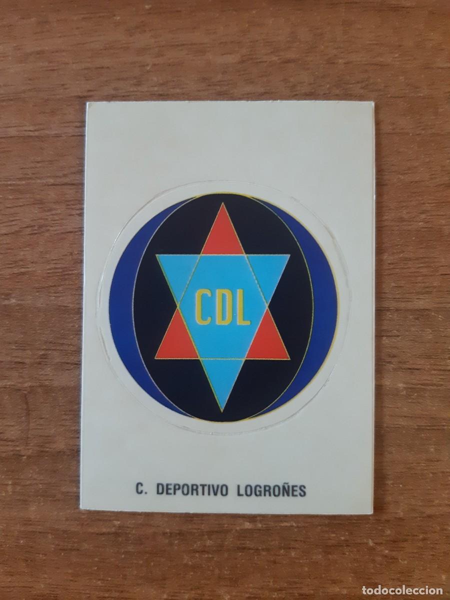 Football Stickers: N&deg;19 Escudo CD Logro&ntilde;&eacute;s F&Uacute;TBOL 92-93 PANINI. Nunca pegado, NUEVO