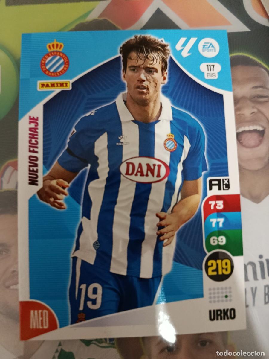 Figurine di Calcio: Adrenalyn 24/25. 117 bis- Urko. Espanyol. Nuevo fichaje.