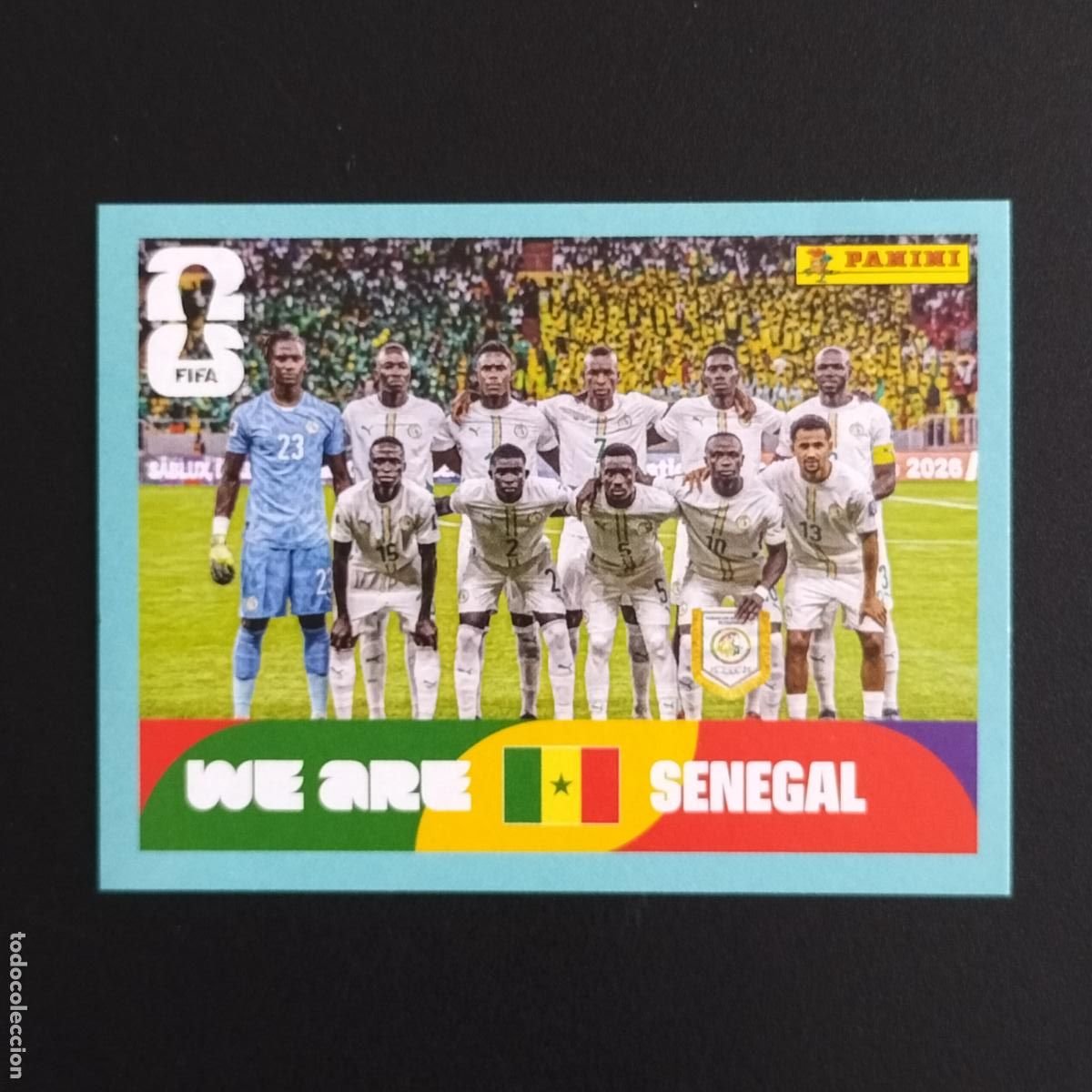 Figurine di Calcio: SEN 13 SELECCION EQUIPO SENEGAL CROMOS STICKER MUNDIAL 26 2026 FIFA WORLD CUP PANINI