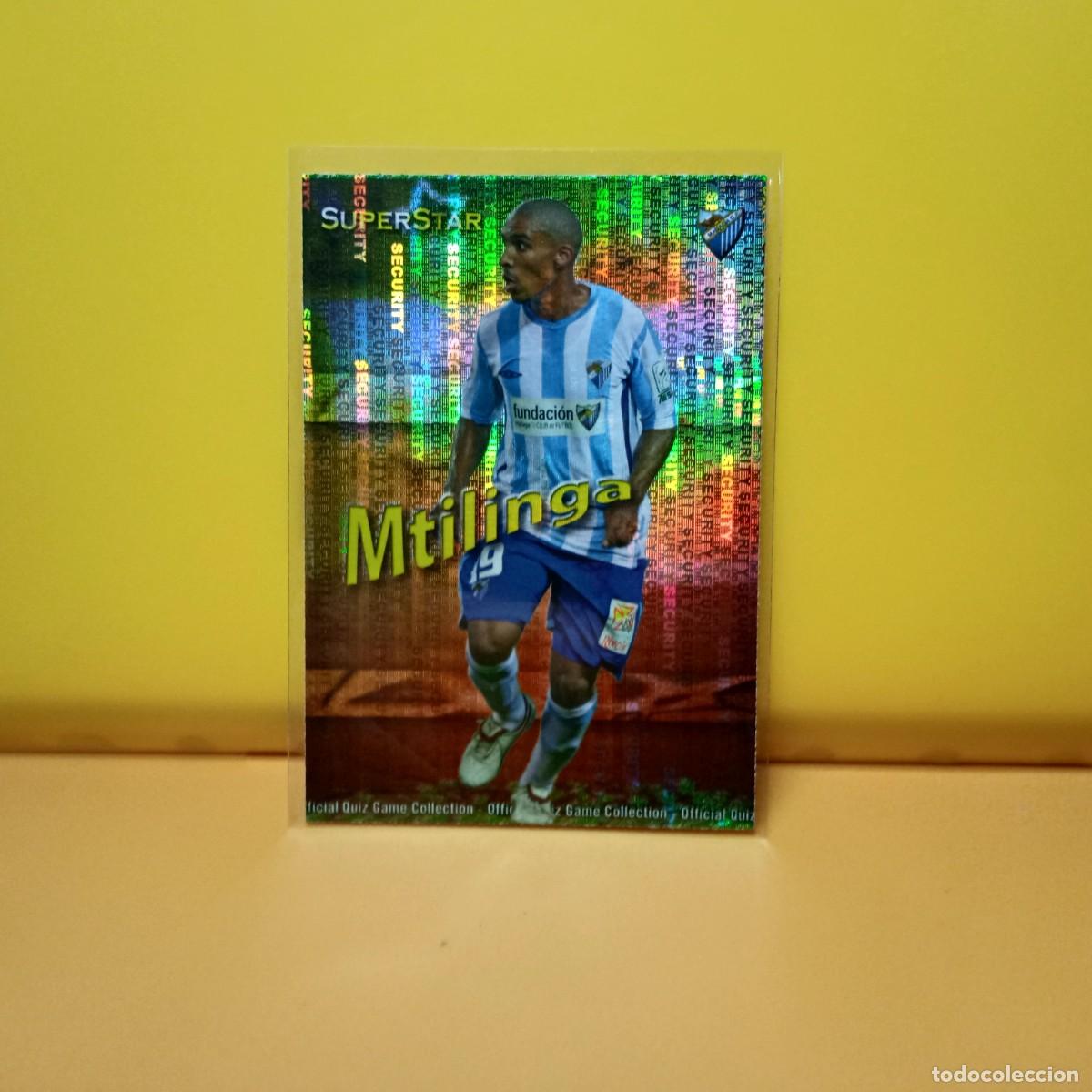 Cromos de Futebol: SUPERSTAR SECURITY , MTILINGA 215 , MUNDICROMO 2009 2010 09/10 M&Aacute;LAGA C.F