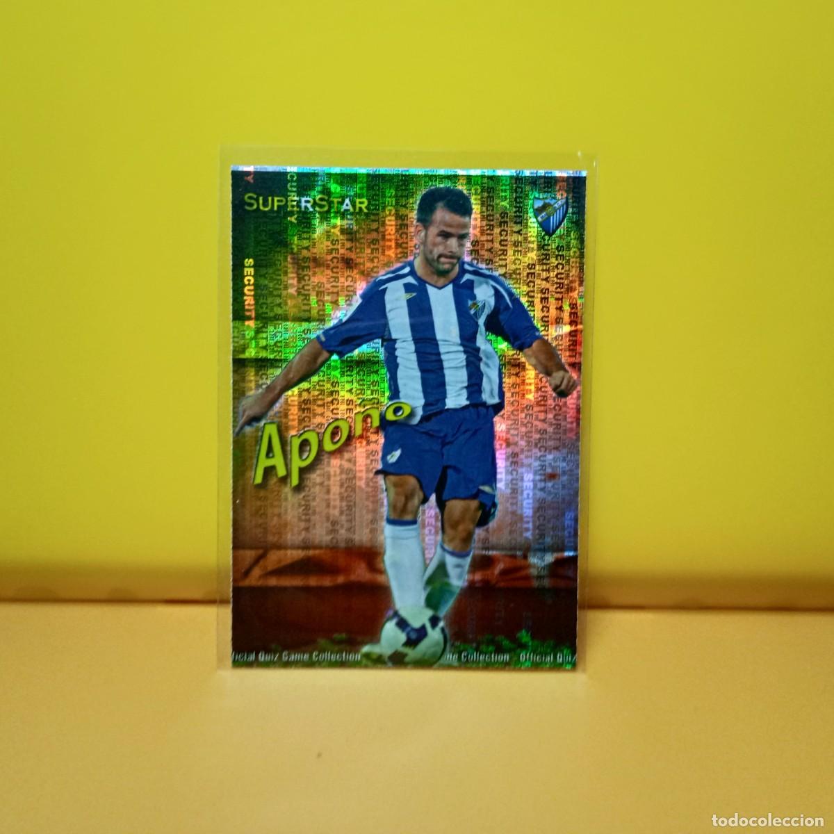 Cromos de F&uacute;tbol: SUPERSTAR SECURITY , APO&Ntilde;O 214, MUNDICROMO 2009 2010 09/10 M&Aacute;LAGA C.F
