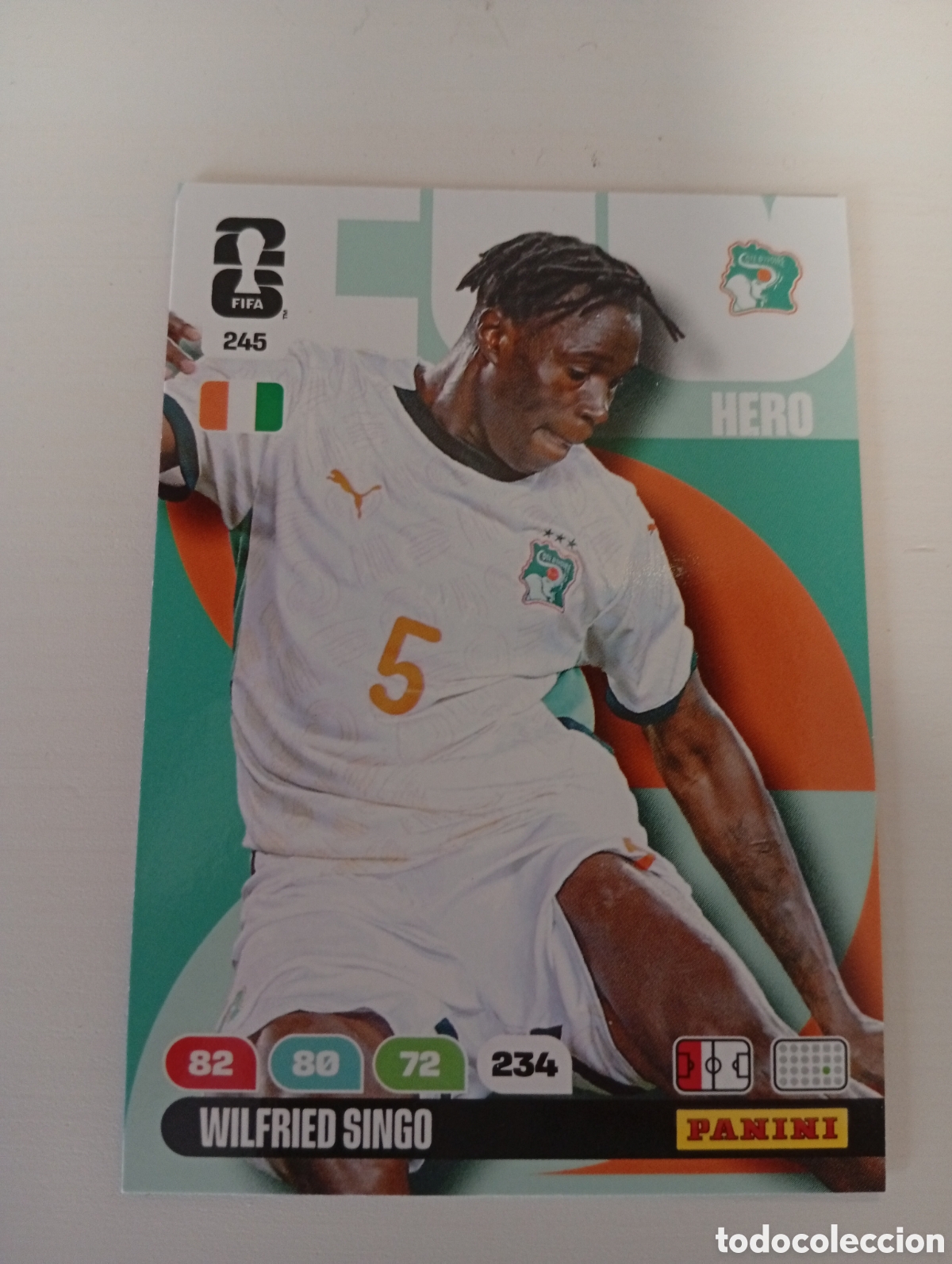 Cromos de F&uacute;tbol: PANINI ADRENALYN MUNDIAL WORLD CUP 2026 - N&ordm; 245 - WILFRIED SINGO - COSTA DE MARFIL