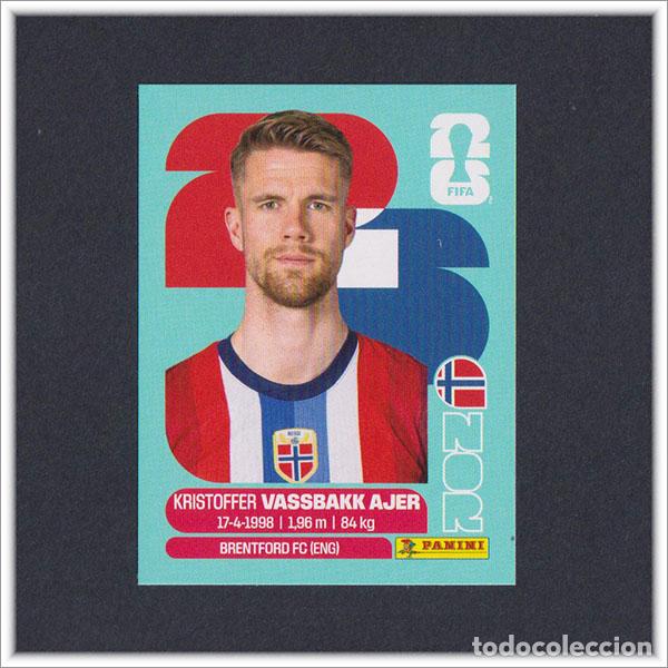 Cromos de Futebol: FIFA WORLD CUP 2026 26 MUNDIAL PANINI VASSBAKK AJER NOR 5 NORUEGA COLECCI&Oacute;N ALBUM LIGA STICKER