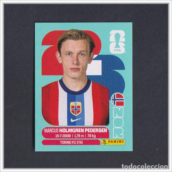 Cromos de Futebol: FIFA WORLD CUP 2026 26 MUNDIAL PANINI HOLMGREN PEDERSEN NOR 6 NORUEGA COLECCI&Oacute;N ALBUM LIGA STICKER