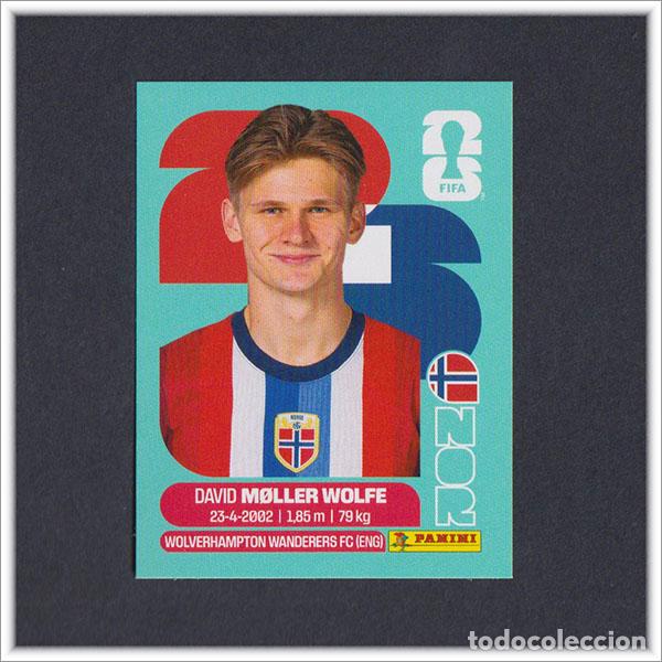 Cromos de Futebol: FIFA WORLD CUP 2026 26 MUNDIAL PANINI MOLLER WOLFE NOR 7 NORUEGA COLECCI&Oacute;N ALBUM LIGA STICKER