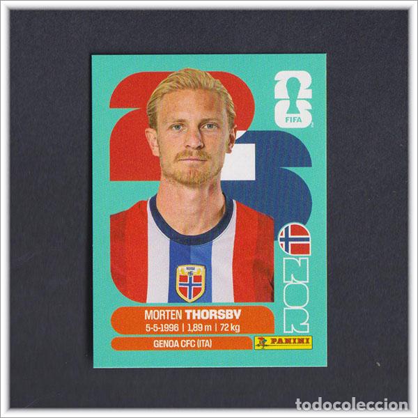 Cromos de Futebol: FIFA WORLD CUP 2026 26 MUNDIAL PANINI THORSBY NOR 9 NORUEGA COLECCI&Oacute;N ALBUM LIGA STICKER