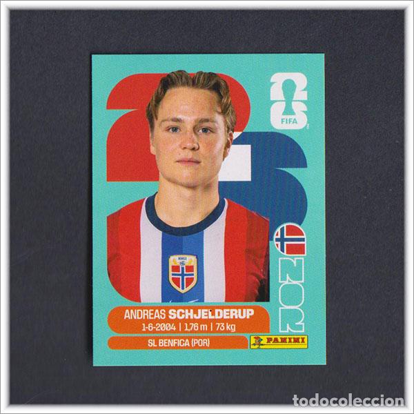 Cromos de F&uacute;tbol: FIFA WORLD CUP 2026 26 MUNDIAL PANINI SCHJELDERUP NOR 12 NORUEGA COLECCI&Oacute;N ALBUM LIGA STICKER