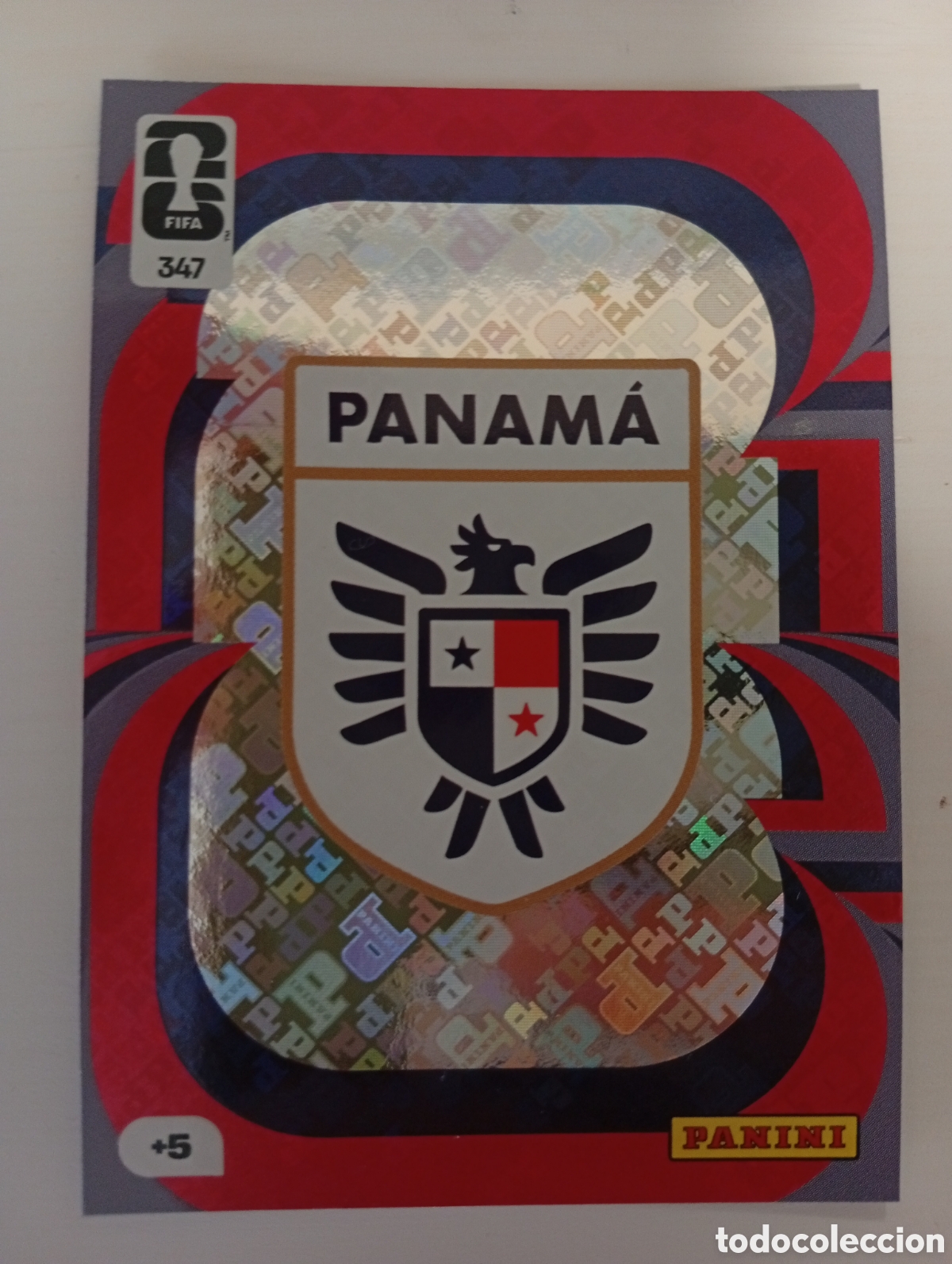 Cromos de F&uacute;tbol: CROMO DE FUTBOL XL ADRENALYN PANINI LIGA 2026 N&ordm; 347 DE ESCUPO PANAM&Aacute;