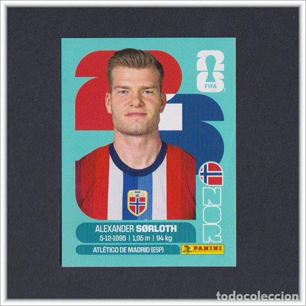 Cromos de F&uacute;tbol: FIFA WORLD CUP 2026 26 MUNDIAL PANINI SORLOTH NOR 16 NORUEGA COLECCI&Oacute;N ALBUM LIGA STICKER