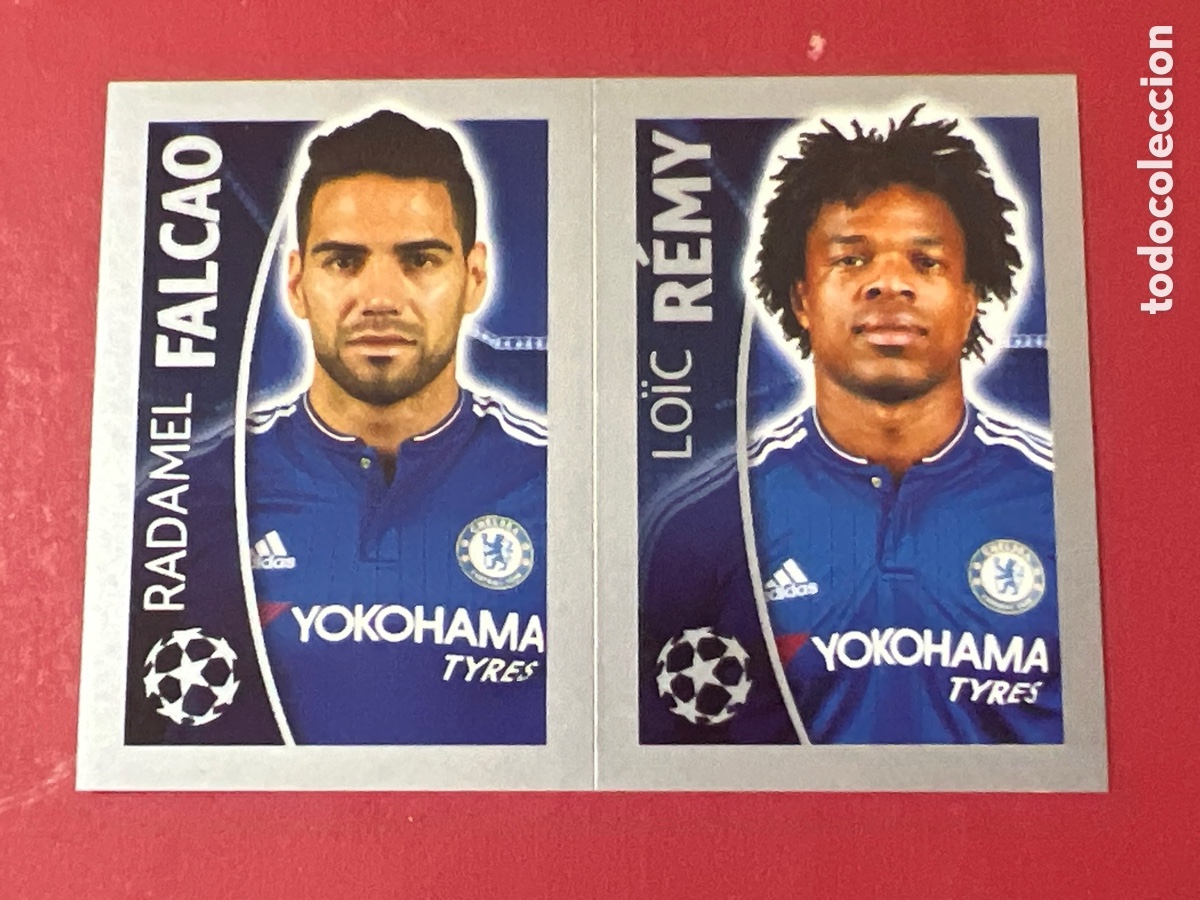 Cromos de F&uacute;tbol: C1736. 463 RADAMEL FALCAO / LOIC REMY CHELSEA FC STICKER CHAMPIONS LEAGUE 2016 TOPPS