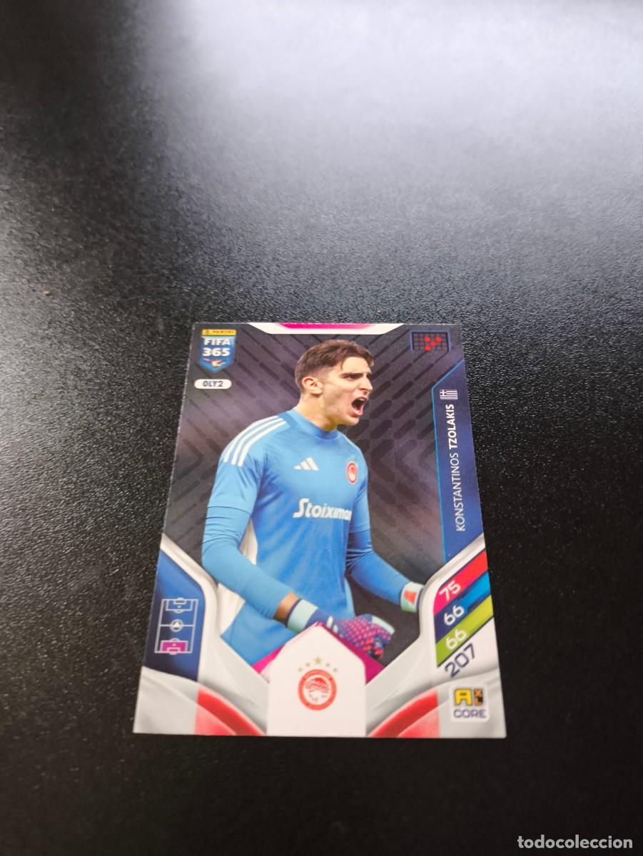 Cromos de F&uacute;tbol: OLY2 Konstantinos Tzolakis OLYMPIACOS PANINI ADRENALYN FIFA 365 2025 2026 NO LIGA ESTE
