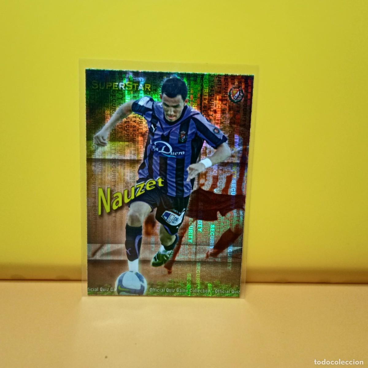 Figurine di Calcio: SUPERSTAR SECURITY , NAUZET 432, MUNDICROMO 2009 2010 09/10 REAL VALLADOLID