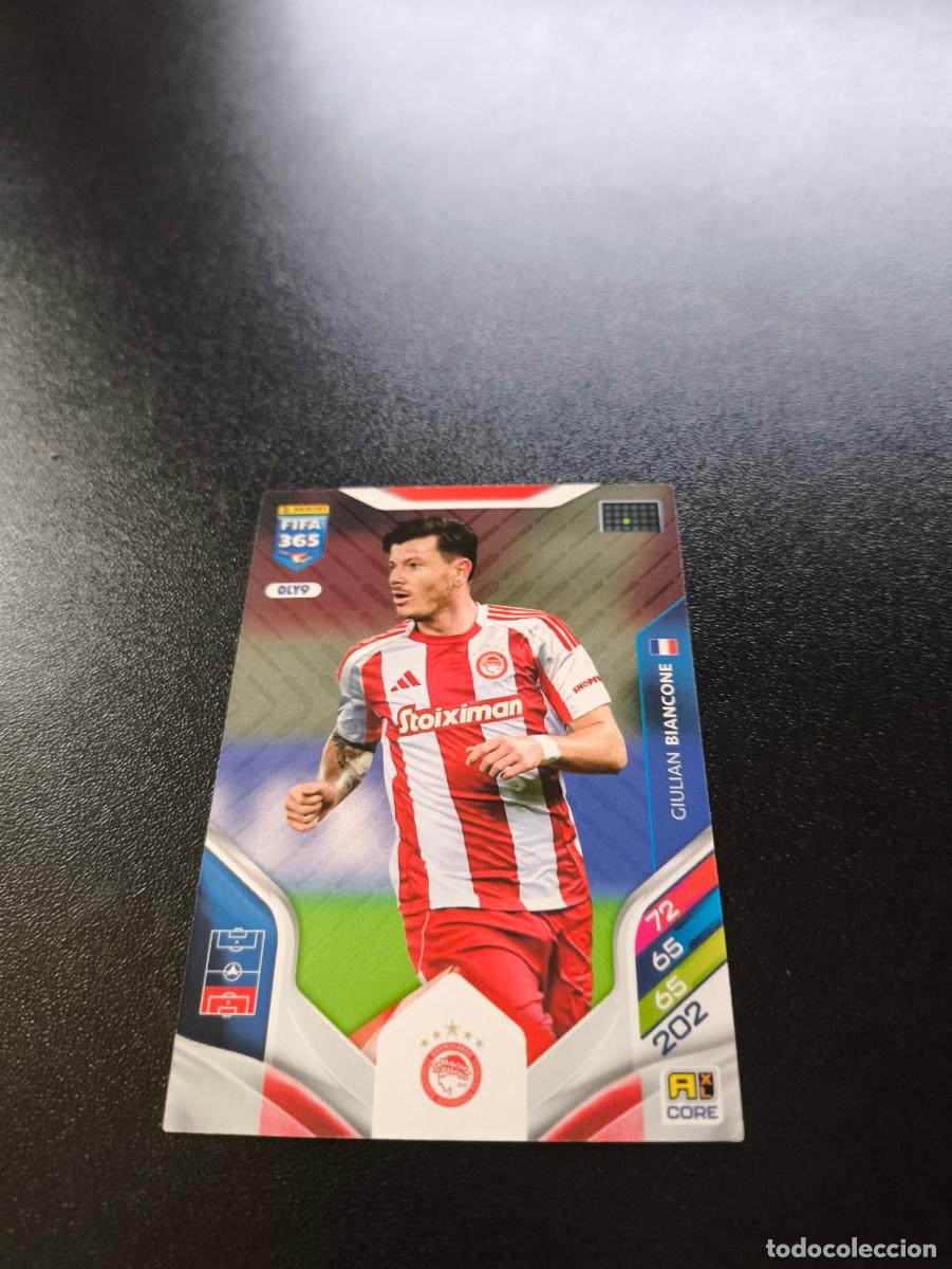 Figurine di Calcio: OLY9 Giulian Biancone OLYMPIACOS PANINI ADRENALYN FIFA 365 2025 2026 NO LIGA ESTE