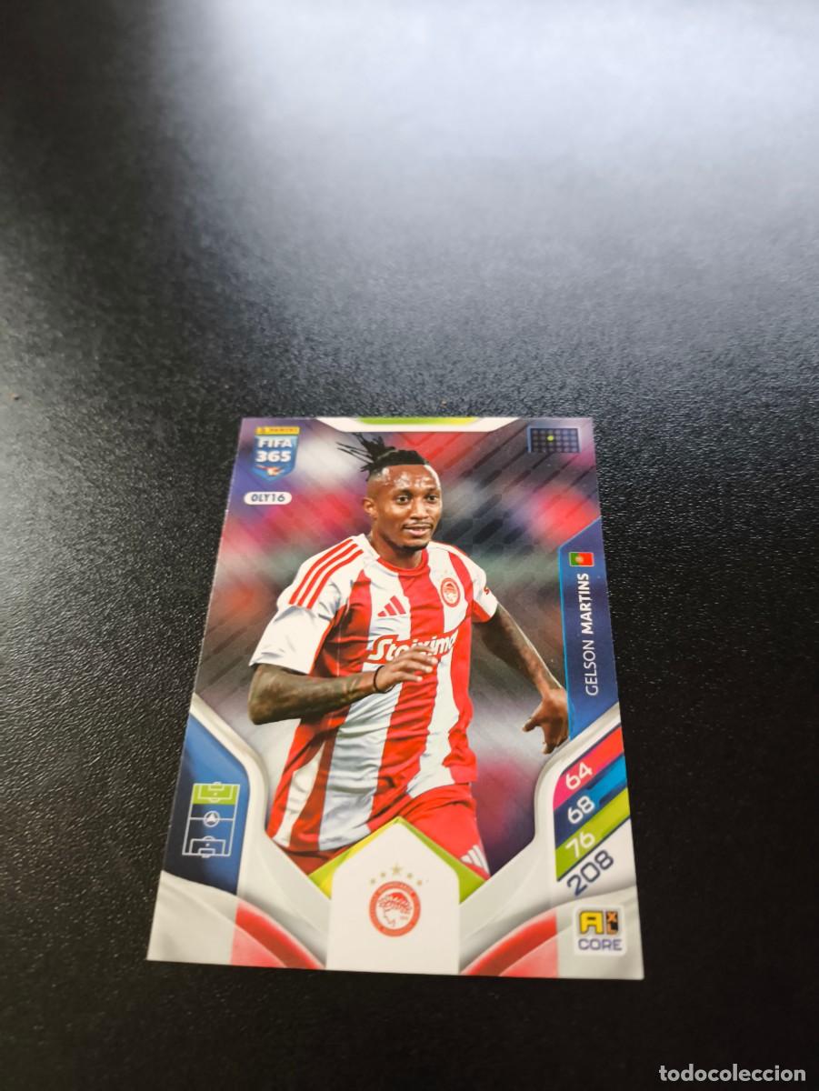 Cromos de Futebol: OLY16 Gelson Martins OLYMPIACOS PANINI ADRENALYN FIFA 365 2025 2026 NO LIGA ESTE