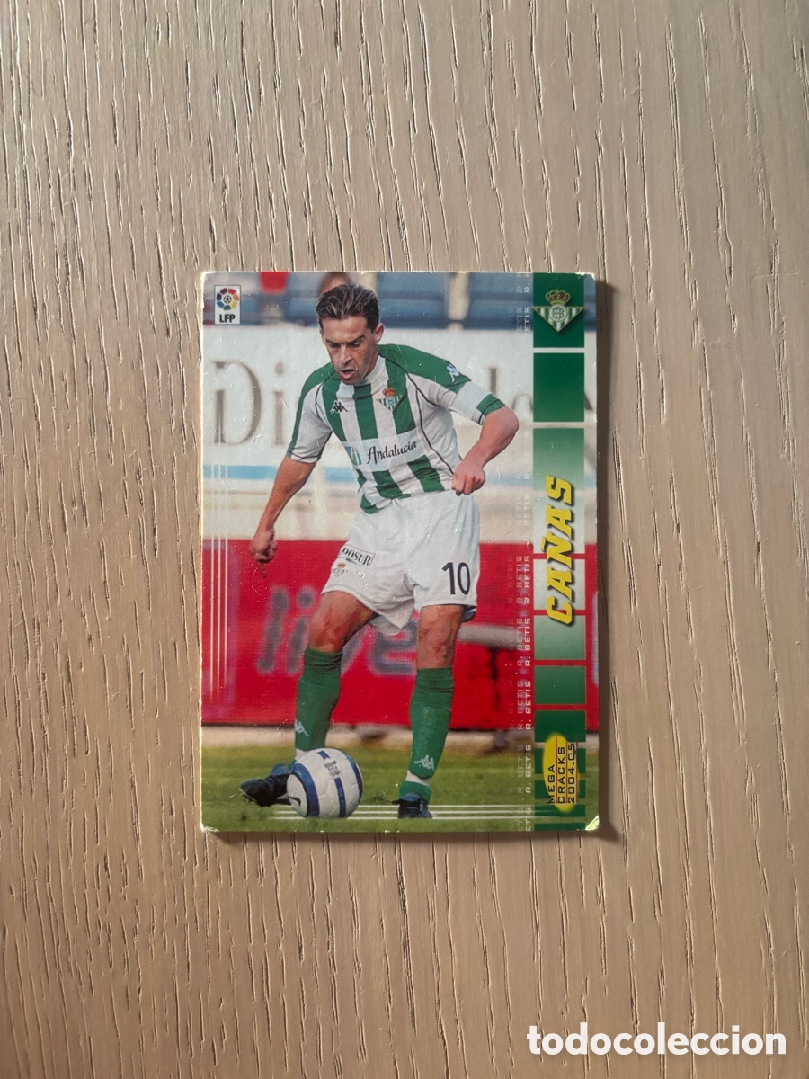 Cromos de Futebol: CA&Ntilde;AS 82 BIS (BETIS) PANINI MEGAFICHAS MEGACRACKS 2004-2005 04 05 CROMO CARTA