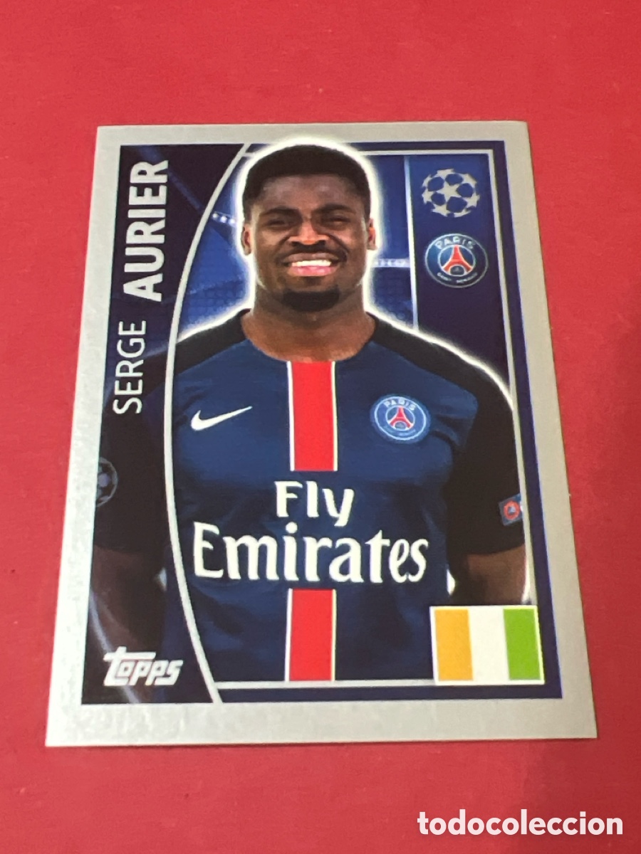 Cromos de Futebol: C1740. 21 AURIER (PARIS SAINT-GERMAIN) UEFA CHAMPIONS LEAGUE 2015/2016 TOPPS
