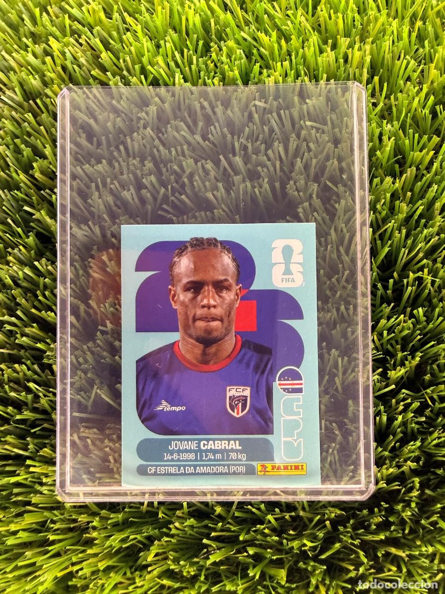 Cromos de F&uacute;tbol: N&ordm; CPV16 Jovane Cabral Cabo Verde Mundial 2026 Stickers