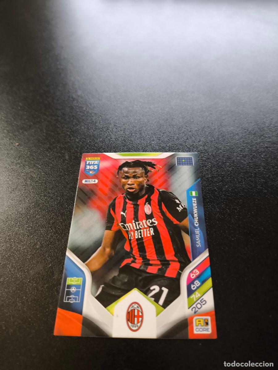Cromos de F&uacute;tbol: MIL14 Samuel Chukwueze MILAN PANINI ADRENALYN FIFA 365 2025 2026 NO LIGA ESTE