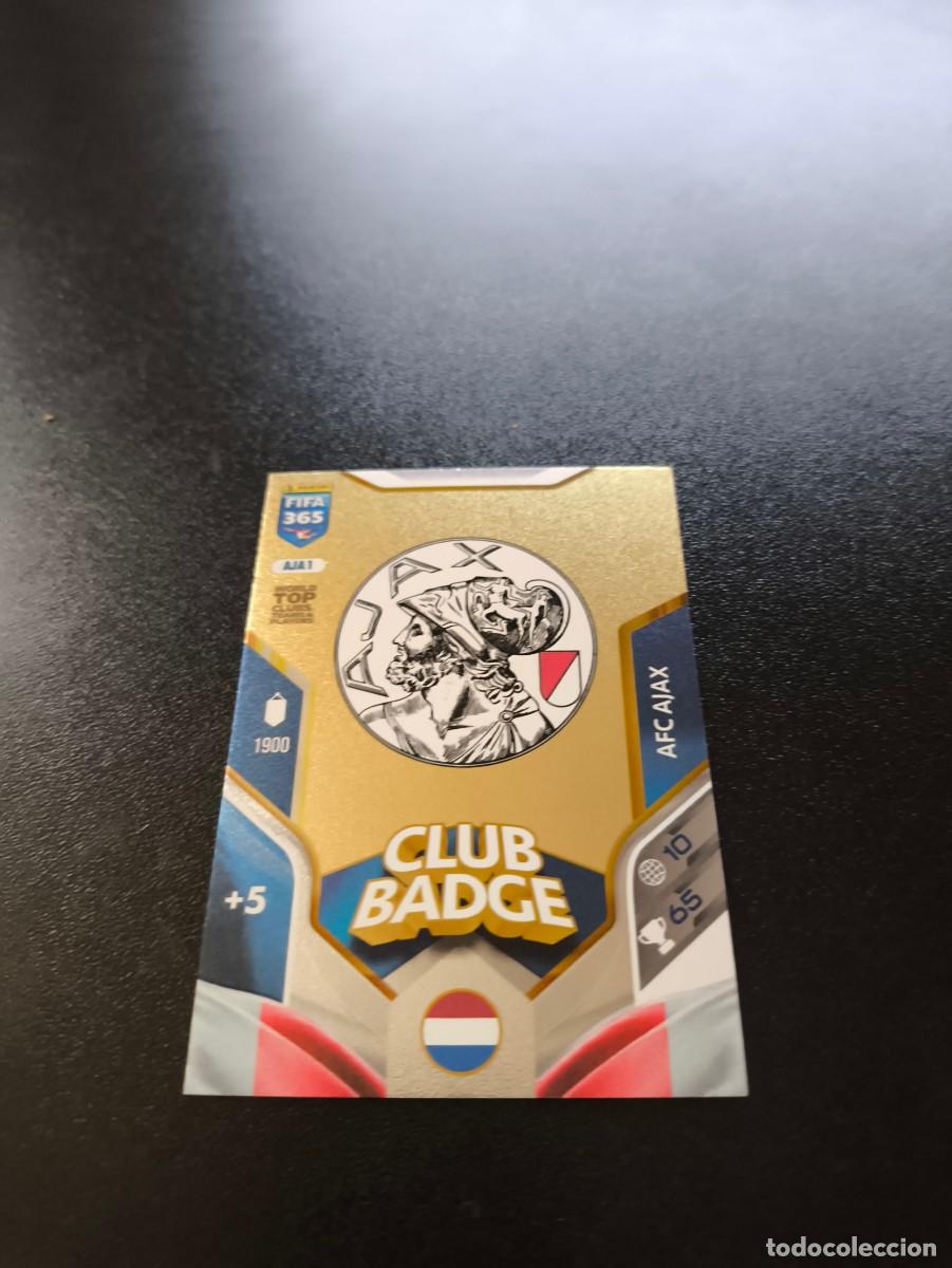 Figurine di Calcio: AJA1 Club Badge ESCUDO AJAX DE AMSTERDAM PANINI ADRENALYN FIFA 365 2025 2026 NO LIGA ESTE