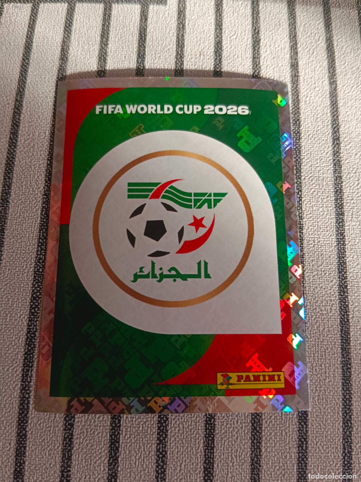 Cromos de F&uacute;tbol: MUNDIAL 2026 ESTADOS UNIDOS USA MEXICO MEJICO CANADA ALG 1 ALG1 ESCUDO ARGELIA FIFA WORLD CUP