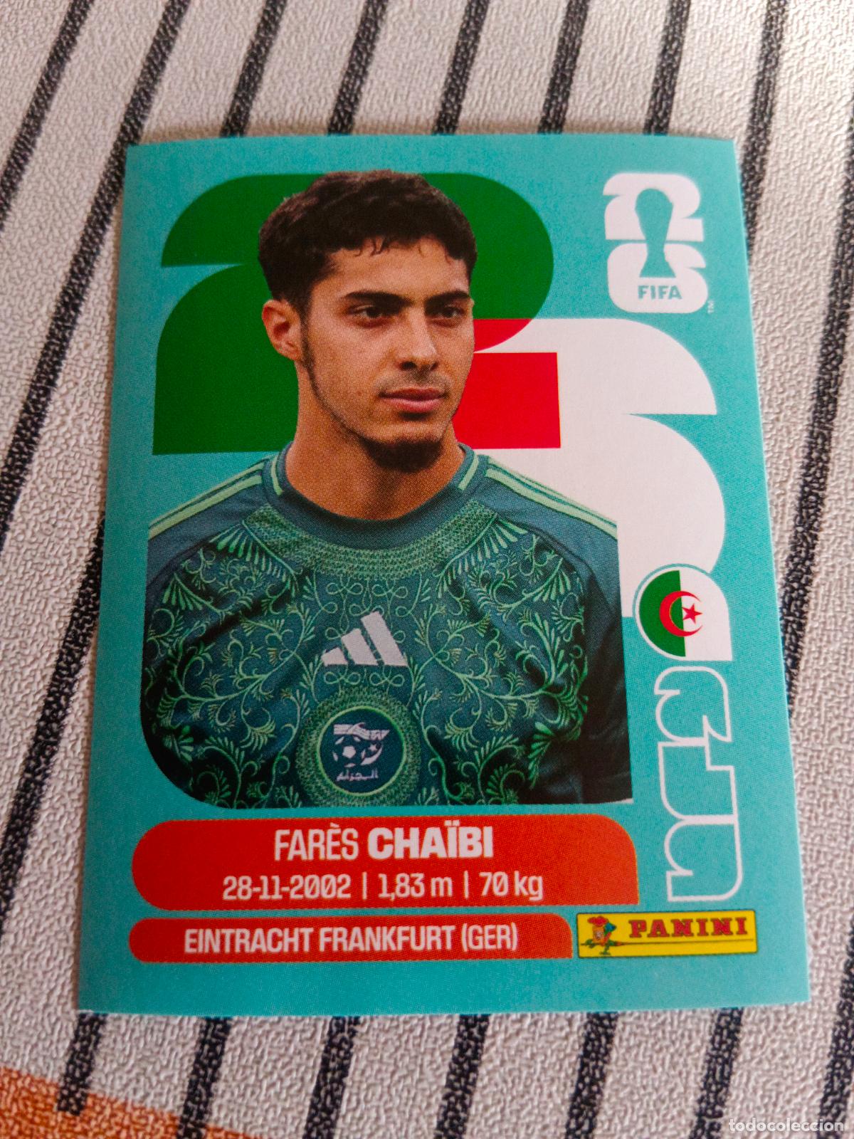 Fu&szlig;ball-Sticker: MUNDIAL 2026 ESTADOS UNIDOS USA MEXICO MEJICO CANADA ALG 14 ALG14 FARES CHAIBI ARGELIA FIFA WORLD