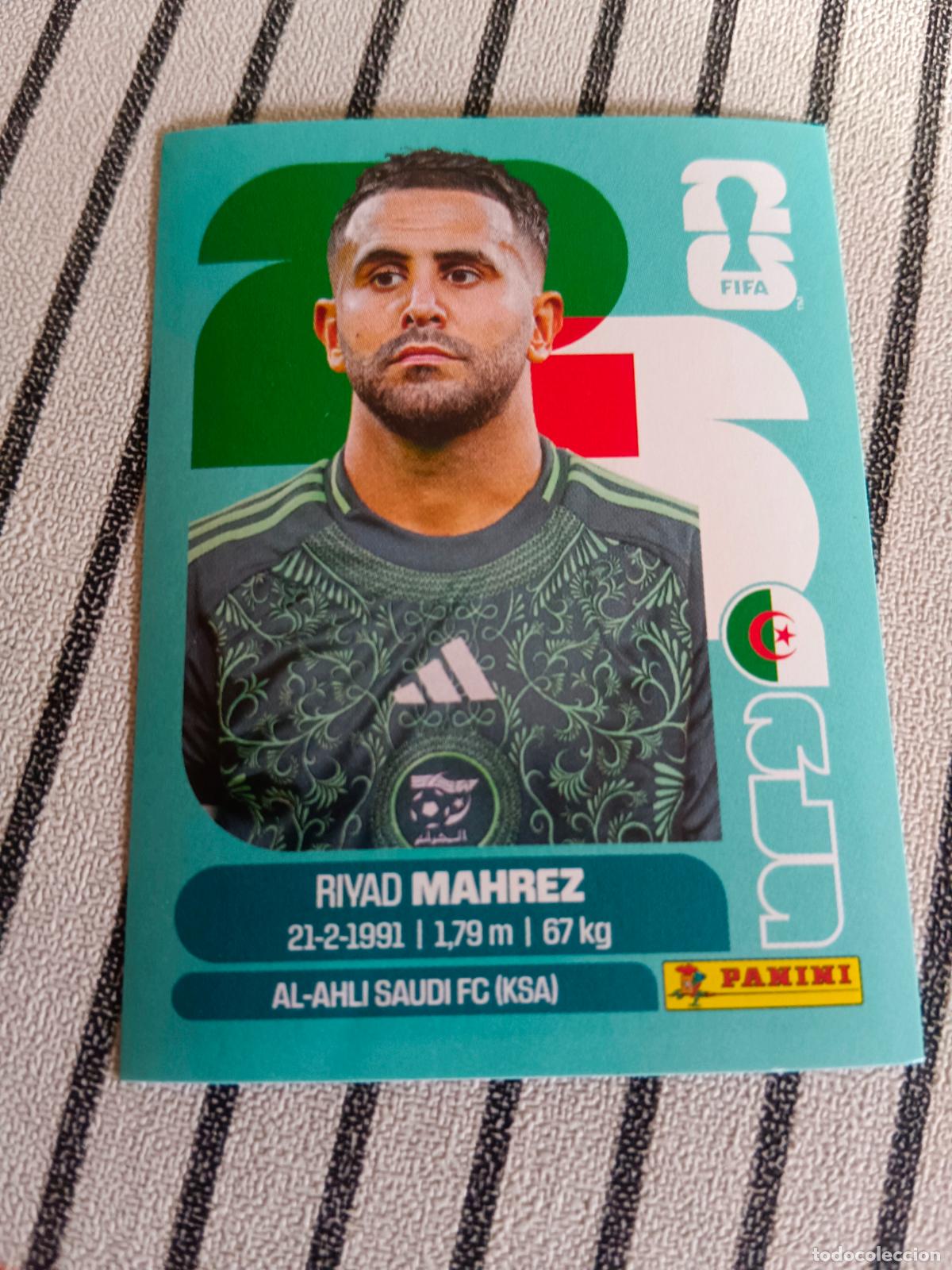 Cromos de F&uacute;tbol: MUNDIAL 2026 ESTADOS UNIDOS USA MEXICO MEJICO CANADA ALG 15 ALG15 RIYAD MAHREZ ARGELIA FIFA WORLD