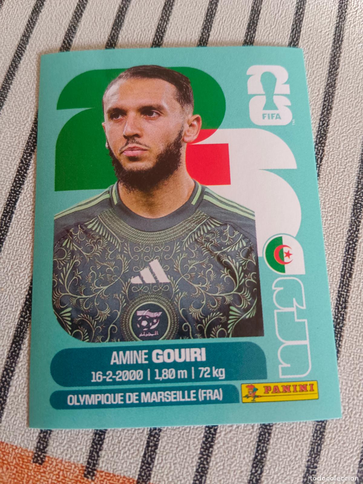 Cromos de F&uacute;tbol: MUNDIAL 2026 ESTADOS UNIDOS USA MEXICO MEJICO CANADA ALG 18 ALG18 AMINE GOUIRI ARGELIA FIFA WORLD