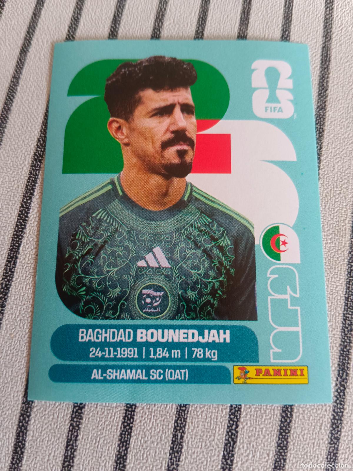 Cromos de F&uacute;tbol: MUNDIAL 2026 ESTADOS UNIDOS USA MEXICO MEJICO CANADA ALG 19 ALG19 BAHGDAD BOUNEDJAH ARGELIA FIFA
