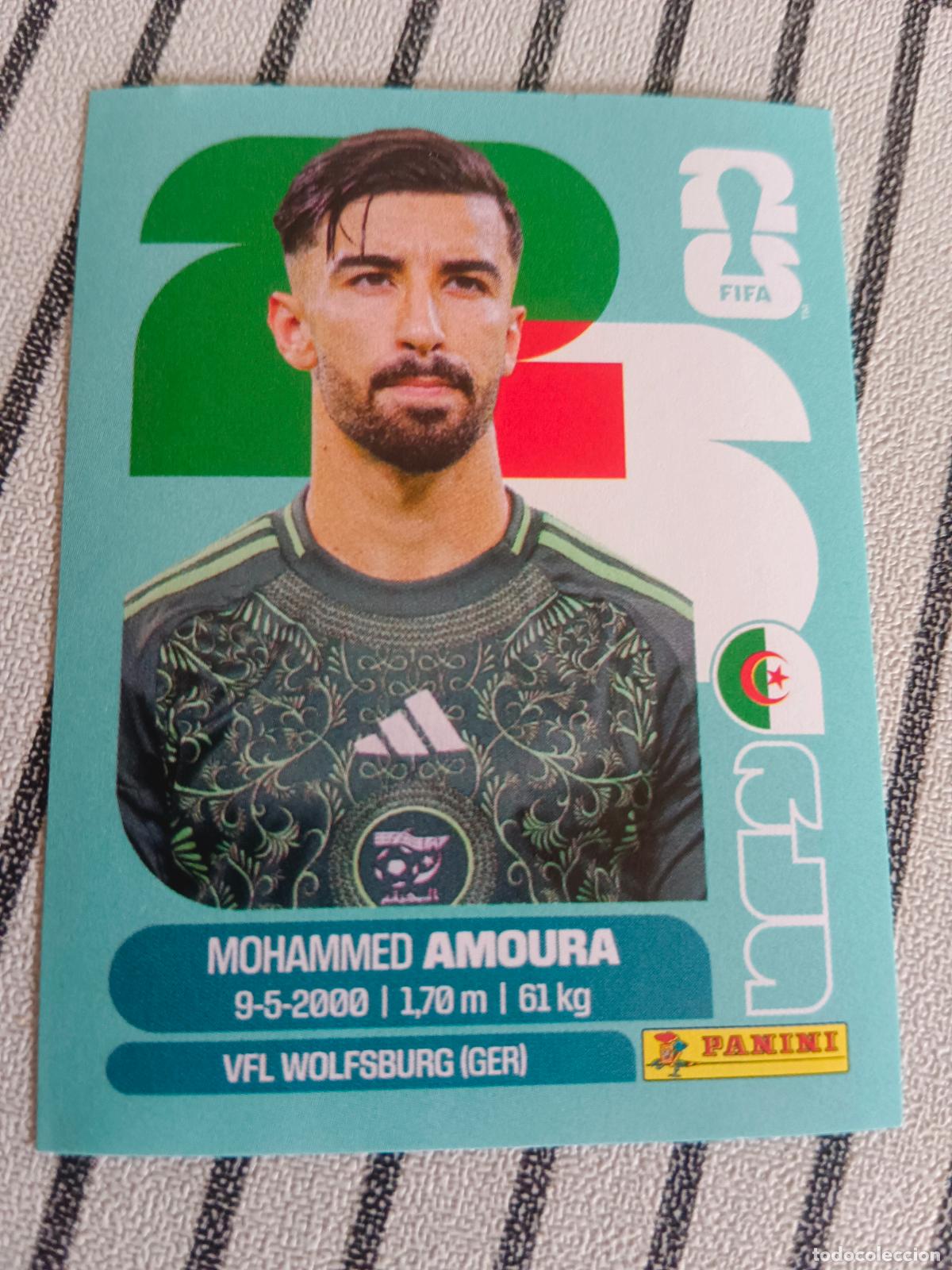 Cromos de F&uacute;tbol: MUNDIAL 2026 ESTADOS UNIDOS USA MEXICO MEJICO CANADA ALG 20 ALG20 MOHAMMED AMOURA ARGELIA FIFA