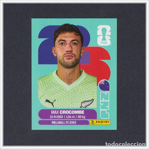 Cromos de Futebol: FIFA WORLD CUP 2026 26 MUNDIAL PANINI CROCOMBE NZL 2 NUEVA ZELANDA COLECCI&Oacute;N ALBUM LIGA STICKER
