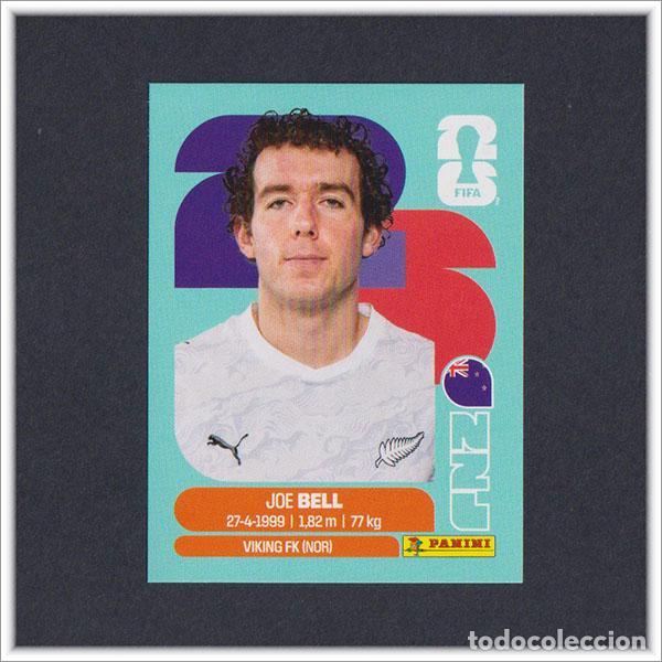 Figurine di Calcio: FIFA WORLD CUP 2026 26 MUNDIAL PANINI JOE BELL NZL 10 NUEVA ZELANDA COLECCI&Oacute;N ALBUM LIGA STICKER