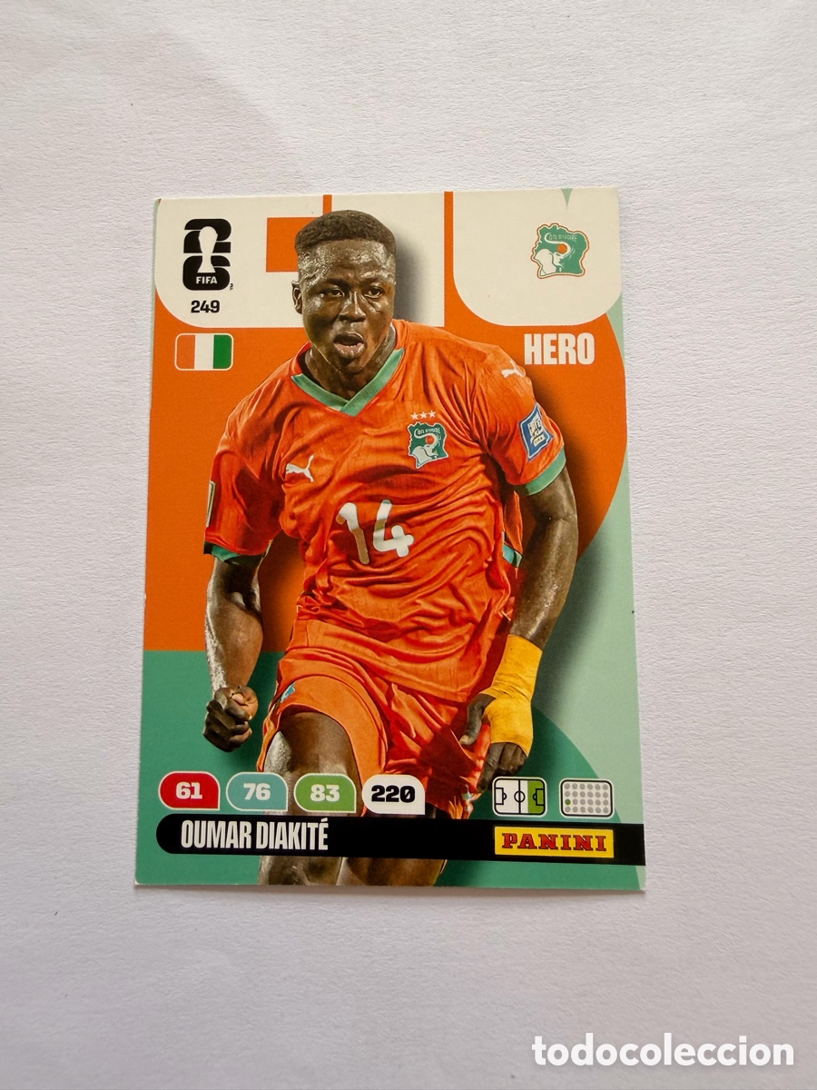Cromos de F&uacute;tbol: Oumar Diakit&eacute;(249) - COSTA DE MARFIL