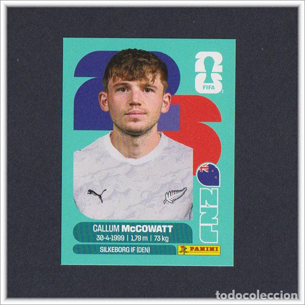 Cromos de F&uacute;tbol: FIFA WORLD CUP 2026 26 MUNDIAL PANINI MCCOWATT NZL 19 NUEVA ZELANDA COLECCI&Oacute;N ALBUM LIGA STICKER