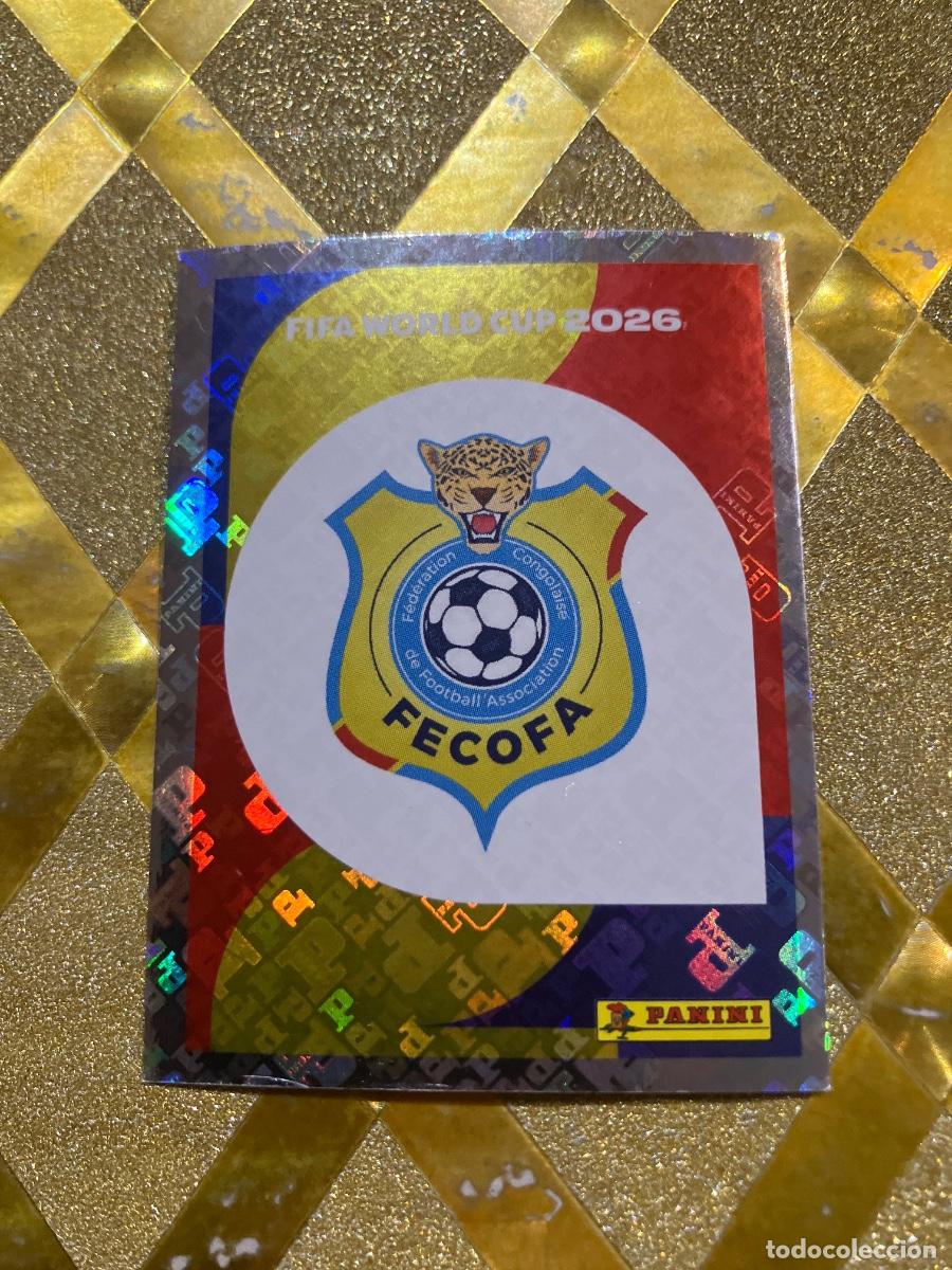 Cromos de F&uacute;tbol: CROMO DE F&Uacute;TBOL NUMERO COD 1 ESCUDO DEL CONGO MUNDIAL 2026 MEXICO-EEUU-CANADA PANINI !