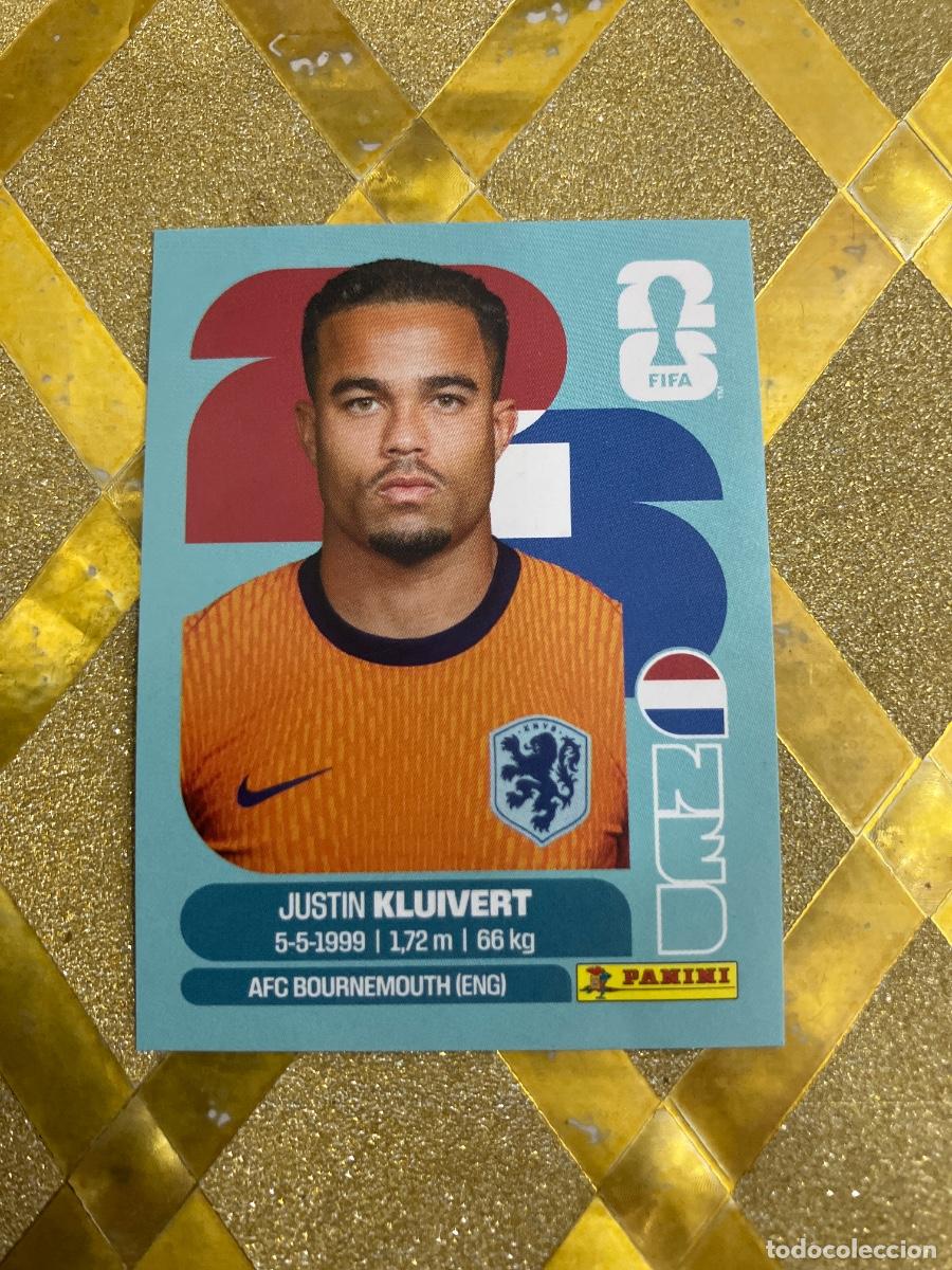 Cromos de F&uacute;tbol: CROMO F&Uacute;TBOL NUMERO NED 16 JUSTIN KLUIVERT DE PAISES BAJOS MUNDIAL 2026 MEXICO-EEUU-CANADA PANINI !