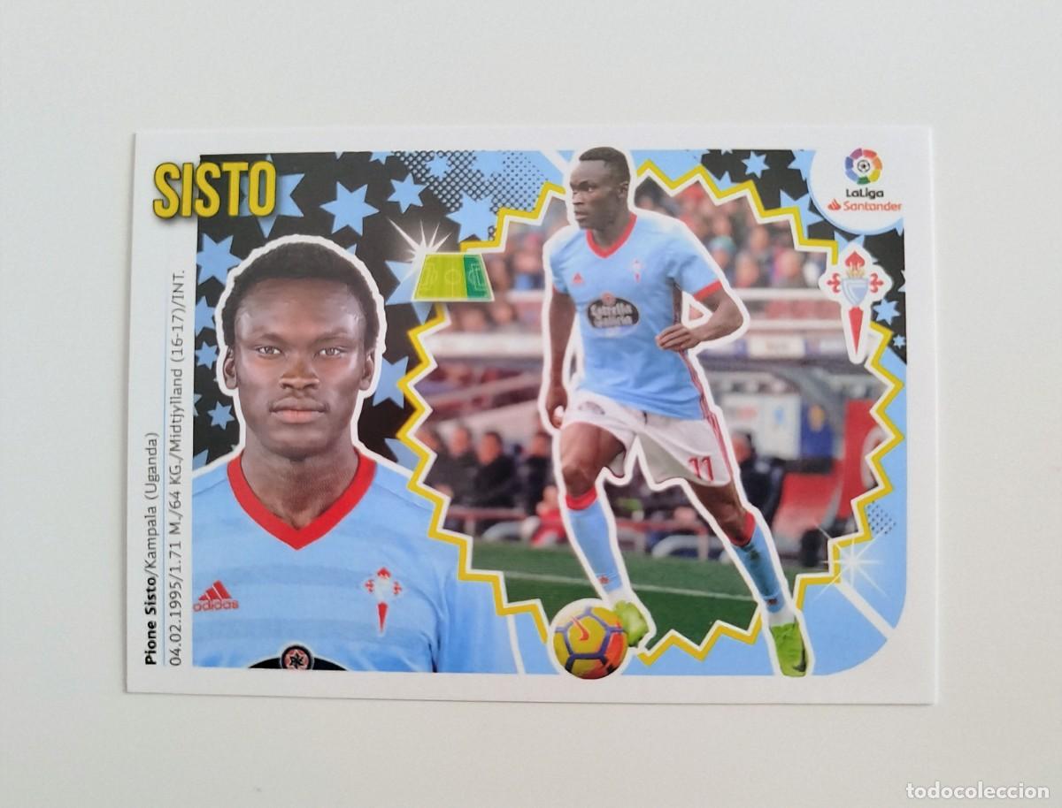 Cromos de F&uacute;tbol: Sisto 15 SIN PEGAR NUNCA PEGADO RC Celta Vigo Liga Ediciones Este 18 19 / 2018 2019