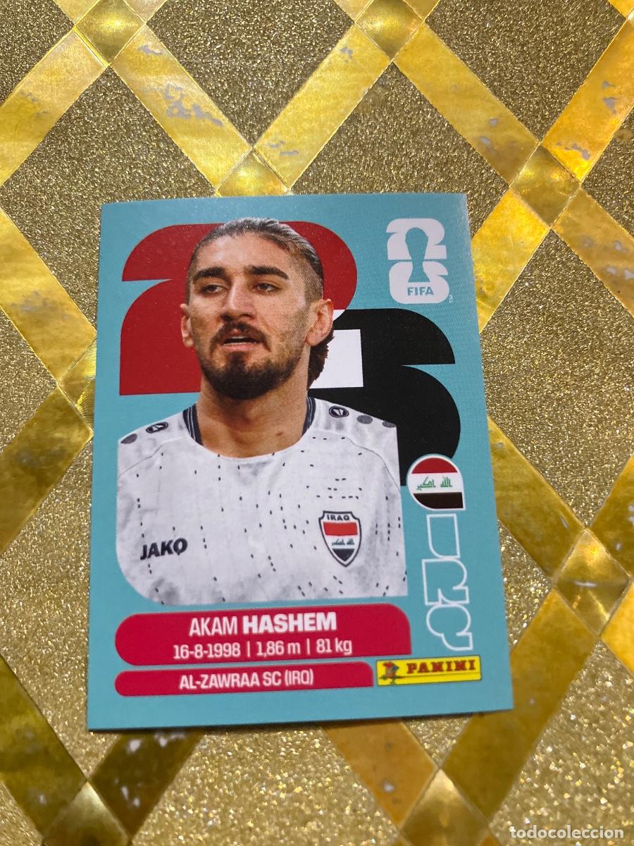 Cromos de F&uacute;tbol: CROMO DE F&Uacute;TBOL NUMERO IRQ 5 AKAM HASHEM IRAK MUNDIAL 2026 MEXICO-EEUU-CANADA PANINI !