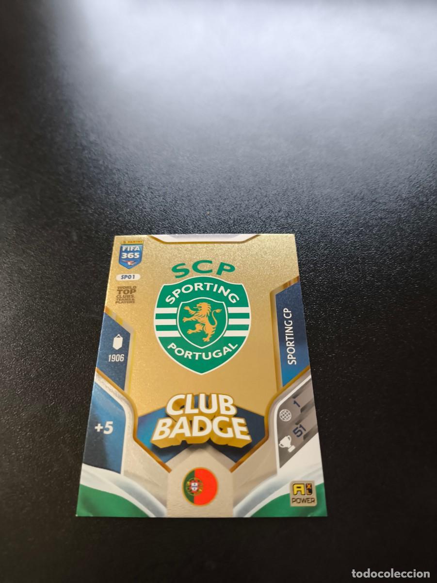 Football Stickers: SPO1 Club Badge ESCUDO SPORTING DE PORTUGAL PANINI ADRENALYN FIFA 365 2025 2026 NO LIGA ESTE
