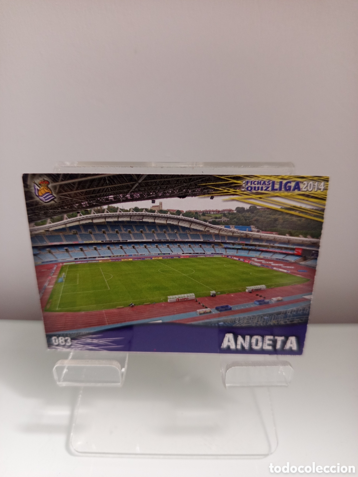Cromos de f&uacute;tbol: ❇️ CROMO CARD ⚽ ANOETA REAL SOCIEDAD 83 FICHAS LIGA QUIZ GAME 2014 13 14 2013 2014 MUNDICROMO ❇️