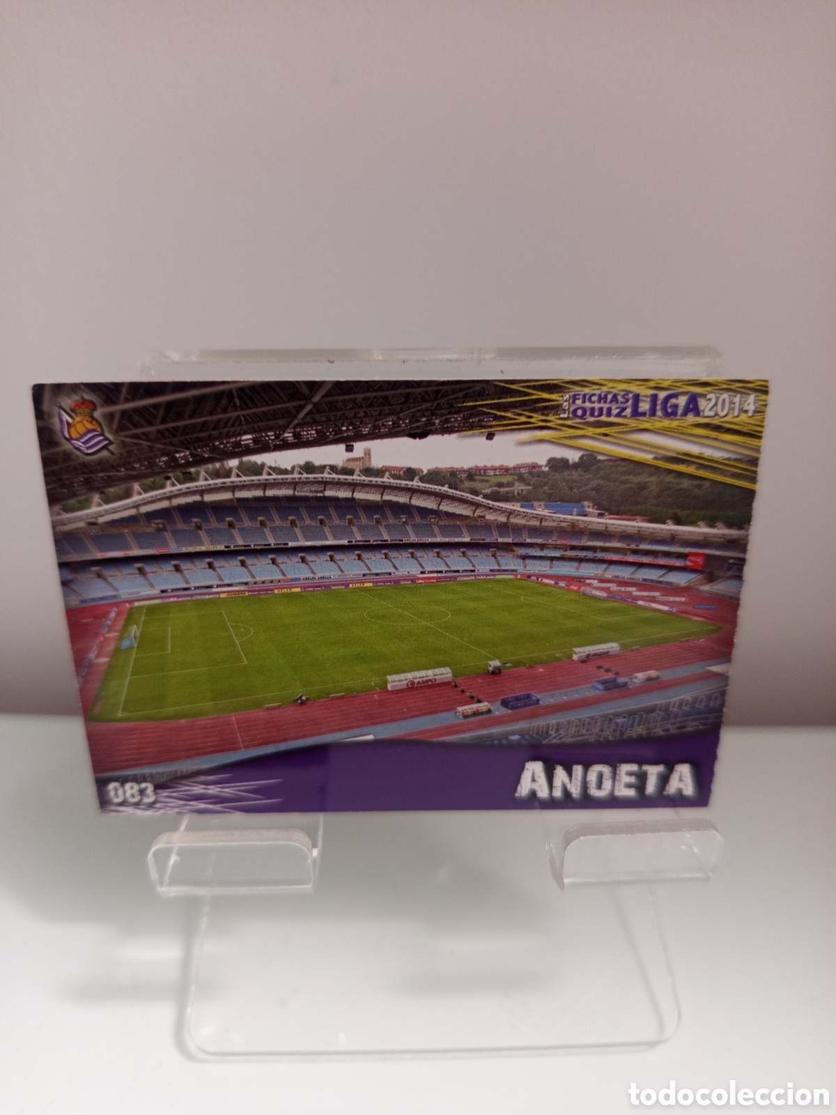 Cromos de f&uacute;tbol: ❇️ CROMO CARD ⚽ ANOETA REAL SOCIEDAD 83 FICHAS LIGA QUIZ GAME 2014 13 14 2013 2014 MUNDICROMO ❇️